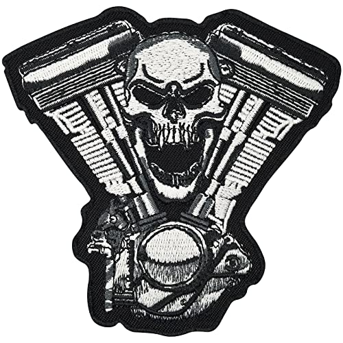 Biker Motorcycle Chopper Iron on Patch Badge MM L von Yagusol