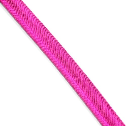 Yalulu 20 Yards Elastisch Paspelband Mit Kederschnur, Lippenkordel-Besatz Paspelband zum Nähen Für Gurtband, Kleidungsstück, Nähen, Trimmen, Polsterzubehör (Rosenrot) von Yalulu