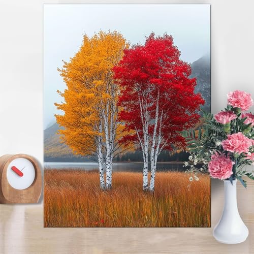 Malen Nach Zahlen Erwachsene Baum, Wiese Malen Nach Zahlen 60x90cm Paint by Numbers DIY Handgemalt Ölgemälde Kit Mit 3 - Pinseln und Acrylfarbe Knitterfreie Leinwand für Wanddeko Frau Geschenk W1-868 Malen Nach Zahlen Erwachsene Baum, Wiese Malen Nach Zahlen 60x90cm Paint by Numbers DIY Handgemalt Ölgemälde Kit Mit 3 - Pinseln und Acrylfarbe Knitterfreie Leinwand für Wanddeko Frau Geschenk W1-868 von Yanefaei