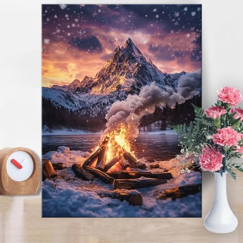 Malen Nach Zahlen Erwachsene Feuer,Malen Nach Zahlen Schneeberg Paint by Numbers DIY Handgemalt Ölgemälde Kit Mit Pinseln und Acrylfarbe Knitterfreie Leinwand für Wanddeko Frau Geschenk 60x80cm W1-871 Malen Nach Zahlen Erwachsene Feuer,Malen Nach Zahlen Schneeberg Paint by Numbers DIY Handgemalt Ölgemälde Kit Mit Pinseln und Acrylfarbe Knitterfreie Leinwand für Wanddeko Frau Geschenk 60x80cm W1-871 von Yanefaei