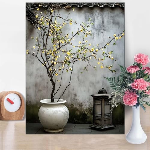 Malen Nach Zahlen Erwachsene Landschaft, Malen Nach Zahlen Topfpflanzen Paint by Numbers DIY Handgemalt Ölgemälde Kit Mit Pinseln und Acrylfarbe Knitterfreie Leinwand Kit für Wanddeko 60x90cm W1-859 Malen Nach Zahlen Erwachsene Landschaft, Malen Nach Zahlen Topfpflanzen Paint by Numbers DIY Handgemalt Ölgemälde Kit Mit Pinseln und Acrylfarbe Knitterfreie Leinwand Kit für Wanddeko 60x90cm W1-859 von Yanefaei