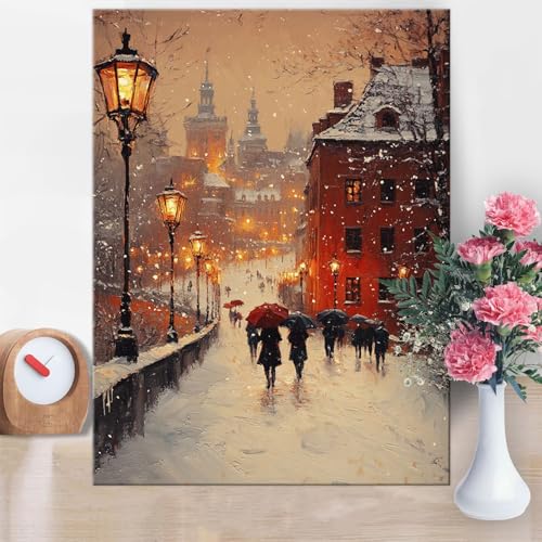 Malen Nach Zahlen Erwachsene London,Malen Nach Zahlen Winter Paint by Numbers DIY Handgemalt Ölgemälde Kit Mit Pinseln und Acrylfarbe Knitterfreie Leinwand Kit für Wanddeko Geschenk 50x70cm W1-933 Malen Nach Zahlen Erwachsene London,Malen Nach Zahlen Winter Paint by Numbers DIY Handgemalt Ölgemälde Kit Mit Pinseln und Acrylfarbe Knitterfreie Leinwand Kit für Wanddeko Geschenk 50x70cm W1-933 von Yanefaei