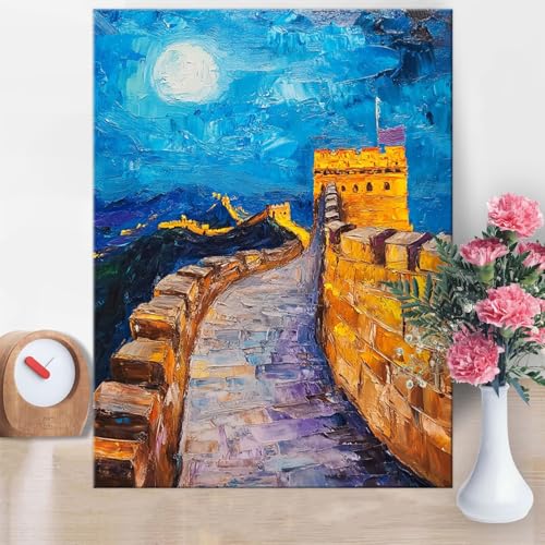 Malen Nach Zahlen Erwachsene Mond,Malen Nach Zahlen Himmel Paint by Numbers DIY Handgemalt Ölgemälde Kit Mit Pinseln und Acrylfarbe Knitterfreie Leinwand Kit für Wanddeko Frau Geschenk 70x100cm W1-913 Malen Nach Zahlen Erwachsene Mond,Malen Nach Zahlen Himmel Paint by Numbers DIY Handgemalt Ölgemälde Kit Mit Pinseln und Acrylfarbe Knitterfreie Leinwand Kit für Wanddeko Frau Geschenk 70x100cm W1-913 von Yanefaei