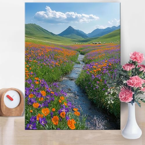Malen Nach Zahlen Erwachsene Wiese, Malen Nach Zahlen Berg Paint by Numbers DIY Handgemalt Ölgemälde Kit Mit Pinseln und Acrylfarbe Knitterfreie Leinwand Kit für Wanddeko Frau Geschenk 70x100cm W1-869 Malen Nach Zahlen Erwachsene Wiese, Malen Nach Zahlen Berg Paint by Numbers DIY Handgemalt Ölgemälde Kit Mit Pinseln und Acrylfarbe Knitterfreie Leinwand Kit für Wanddeko Frau Geschenk 70x100cm W1-869 von Yanefaei