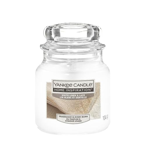 Candle Yankee Kerze 104 g Small White Linen & Lace von Yankee Candle