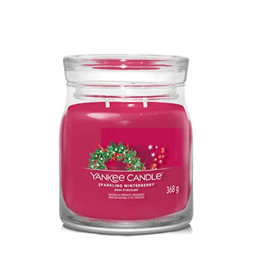 YC Candle Signature Medium Magical Sparkling Winterberry von Yankee Candle