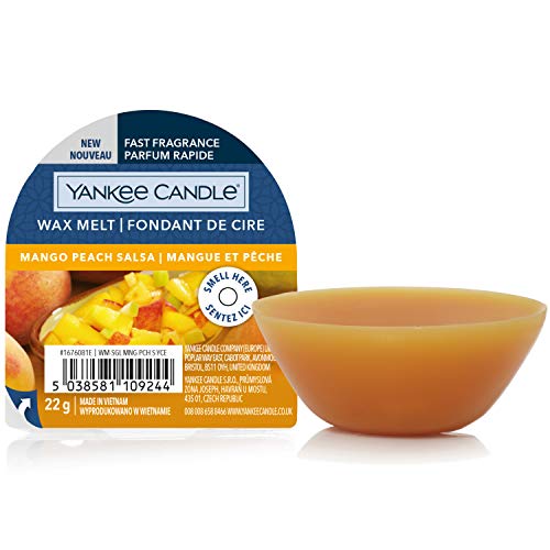 Yankee Candle Duftwachs Wax Melts | Mango Peach Salsa | bis zu 8 Stunden Duft | 1 Stück, Klein von Yankee Candle