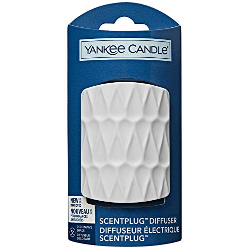 Yankee Candle ScentPlug Diffusor, Weißes organisches Muster, 1 Count von Yankee Candle