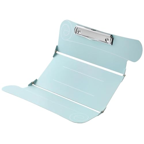 Faltbare Zwischenablage mit Clip 3-fach Aluminiumkleinbett mit dehnbarem Hang-Loch-Minimalsit-Zwischenablage für Pflege, Schüler, Ärzte, Blau, Zwischenablage von Yaoliucp