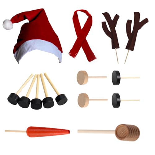 Yaoliucp Snowman Kit für Kinder im Freien 15pcs/Set Build EIN Snowman Kit Winter Holiday Snowman Dekorationskit für Winter Holiday Party Outdoor Dekorationen, Snowman Kit von Yaoliucp