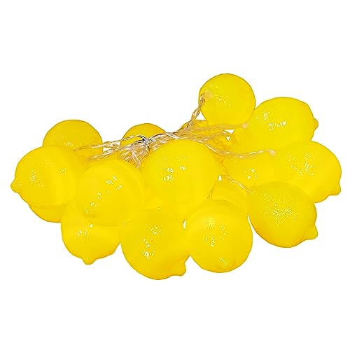 Yardenfun 1 Saite LED-Ananas-Lichterkette Obstdekor warme Lichter bodendeko wandverkleidung Zitronen Schlafzimmerbeleuchtung hängende Innenleuchten drinnen schmücken Leuchter Lichterketten von Yardenfun