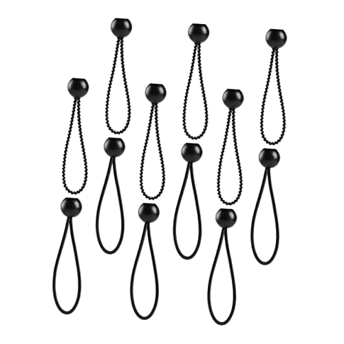 Yardenfun 12 Stücke Outdoor Zelt Clips mit Schweren Ballbinding Cords Multifunktionale und Spanner für Zelt Markise und Vorzelt Winddicht und Robust für Camping und Outdoor Aktivitäten von Yardenfun