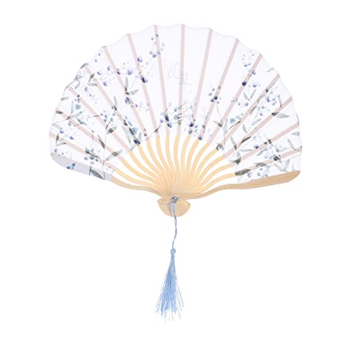 Yardenfun 1Stk Klappfächer im japanischen Stil eleganter Hochzeitsfächer Alter Fächer japanischer Geisha-Fan Summer Fan Hand Fan Lüfter im antiken Stil Faltbarer Sommerventilator Hölzern von Yardenfun