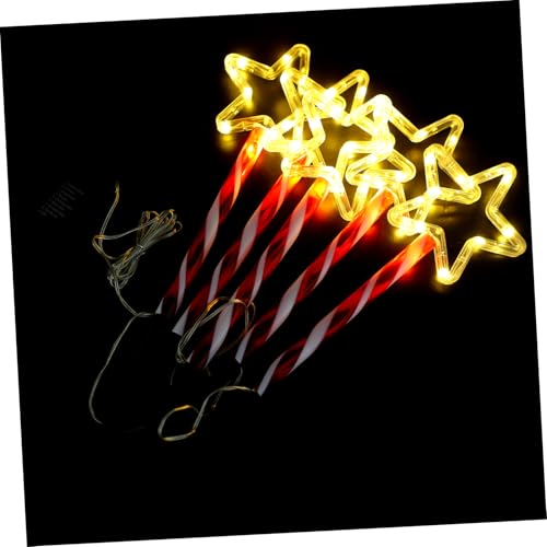 Yardwe 1 Satz Weihnachts-Stehlampe Weglampe Wegmarkierungspflock Weihnachtsschmuck Außenleuchten Weihnachtsbeleuchtung LED Weihnachtslichter Pfahllicht im Freien Outdoor-Dekore Stk Weiß von Yardwe