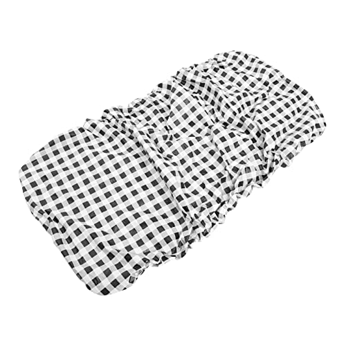 Yardwe 3St Tischdecke wasserdichte Gartenkissen Picknickdecke wasserdicht Outdoor- tischwäsche Tablecloth Reisezubehör Passgenaue Abdeckungen für Picknicktische PVC-Flanell Black von Yardwe