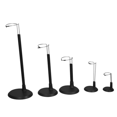 Yardwe 5Stücke Puppenständer Höhenverstellbare Displayhalter für Actionfiguren und Puppen Stabil und Minimalistisch für Sammlung Yardwe 5Stücke Puppenständer Höhenverstellbare Displayhalter für Actionfiguren und Puppen Stabil und Minimalistisch für Sammlung von Yardwe