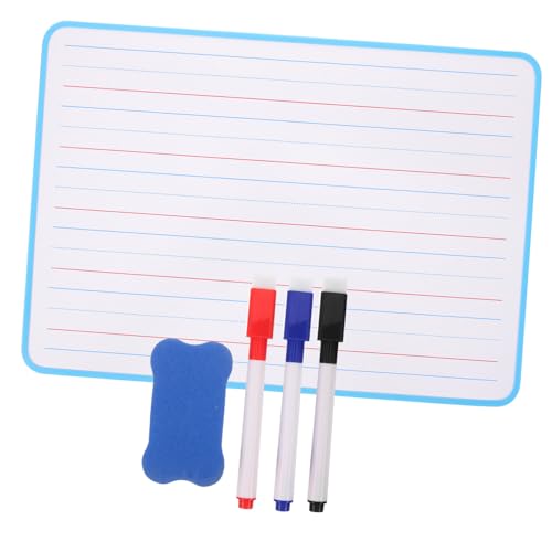 Yardwe Zeichenbrett für Kleine weiße Brett einseitig Schule gefüttert weiß trocken abwischbar Student Whiteboard Trockenlöschbrett mit Linien kleine Tafel Plastik Yardwe Zeichenbrett für Kleine weiße Brett einseitig Schule gefüttert weiß trocken abwischbar Student Whiteboard Trockenlöschbrett mit Linien kleine Tafel Plastik von Yardwe