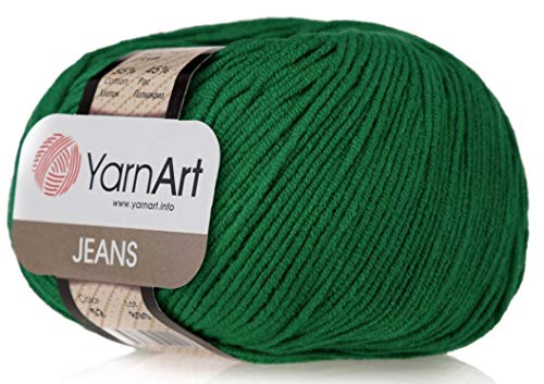 55% Baumwolle 45% Acryl YarnArt Jeans Sport Garn 1 Knäuel 50 g 52 von Yarn Art