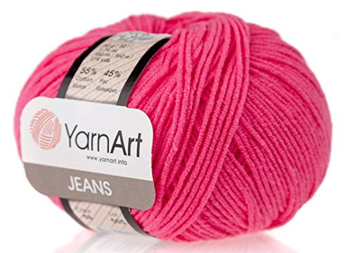 55% Baumwolle 45% Acryl YarnArt Jeans Sport Garn 1 Knäuel 50 g 59 Yards von Yarn Art