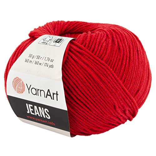 55% Baumwolle 45% Acryl YarnArt Jeans Sport Garn 1 Knäuel 50 g 90 von Yarn Art
