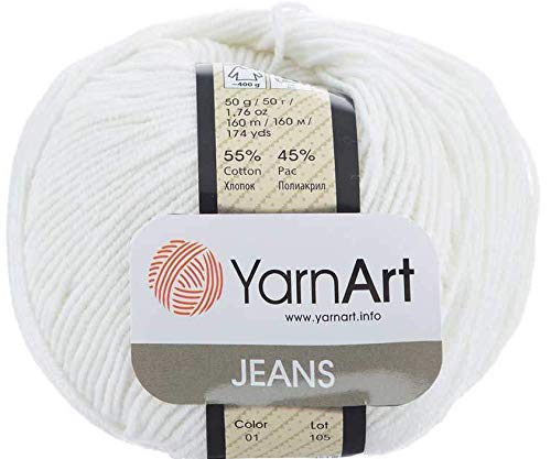 55% Baumwolle 45% Acryl YarnArt Jeans Sport Garn 1 Knäuel 50 g von Yarn Art