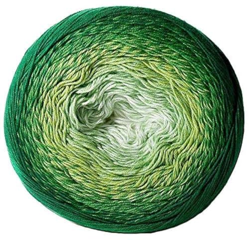 YarnArt Blumengarn, 55% Baumwolle, 45% Acryl, 250 g, 1094 m, mehrfarbiges Baumwollgarn, Regenbogen-Häkelgarn, Frühling, Sommer 2 Sportgarn (283) von Yarn Art