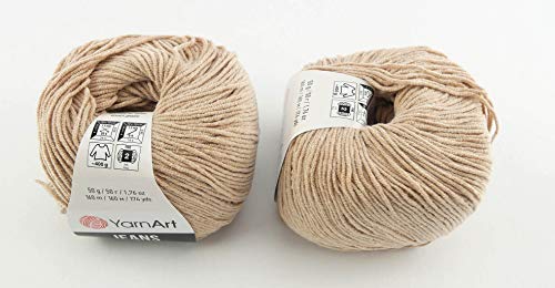 YarnArt Jeans Garn Baumwollgarn Amigurumi Babygarn Wolle 50g Yarn Art 160m/50g Yarnarts (87) von YarnArt