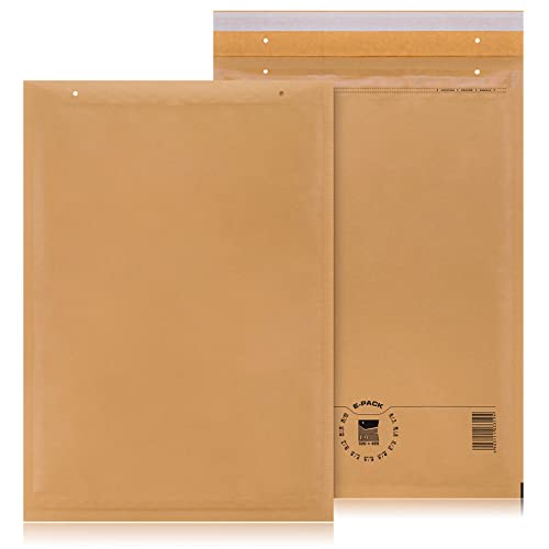 I9 25 St. Luftpolstertaschen Versandtaschen E-PACK I/9 Braun 320×450 Luftpolsterumschlag von Yaro