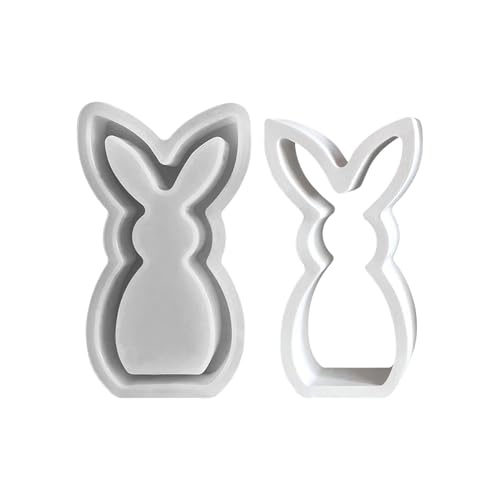 Silikonformen Gießformen Ostern,Silikonform Ostern 3D Silikonform Osterhase Hohler,Silikon Gießform Ostern Gießformen Silikon Hase Gipsformen zum Gießen Ostern Giessformen Silikon Ostern für Handwerk von Yarteim