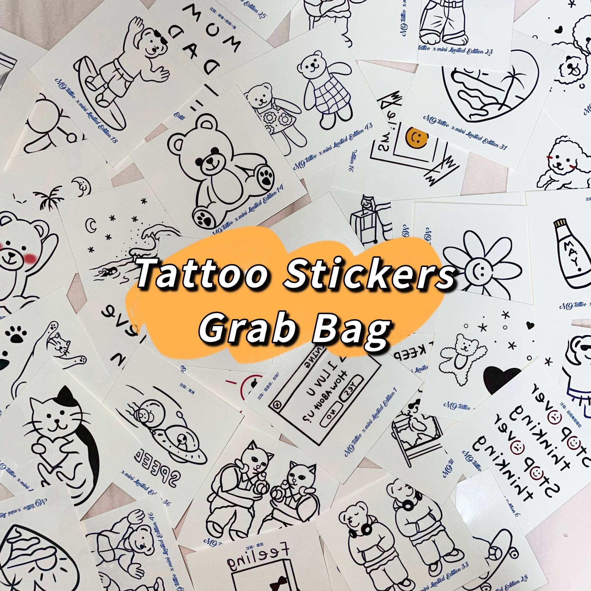 Tattoo Sticker Grab Bag von YasminLand