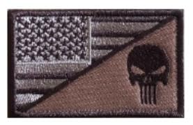 Scharfschütze Klett Patch 8 Stück Punisher Airsoft Patch Klett für Rucksäcke Militär Patches Aufkleber Abzeichen Klettbänder (17) von Yavitality