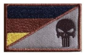 Scharfschütze Klett Patch 8 Stück Punisher Airsoft Patch Klett für Rucksäcke Militär Patches Aufkleber Abzeichen Klettbänder (18) von Yavitality