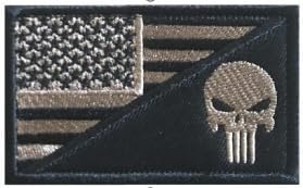 Scharfschütze Klett Patch 8 Stück Punisher Airsoft Patch Klett für Rucksäcke Militär Patches Aufkleber Abzeichen Klettbänder (4) von Yavitality