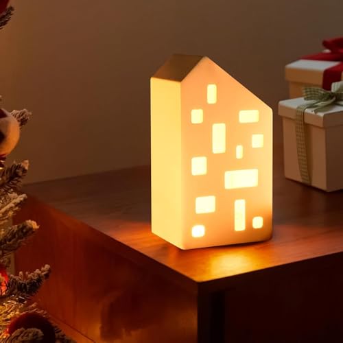 Silikonform Weihnachten,3D Gießform Weihnachten Haus,Splicing star house lamp silicone mold,Haus für Basteln Gips, Kerzen, Heimwerke (3) von Yavitality