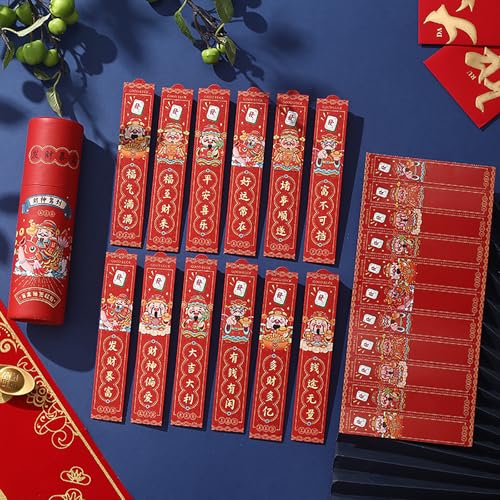 Kreatives neues Jahr Blind Box Lotterie rote Umschläge Chinesisches Neujahr Geld Umschläge Frühlings fest Dekoration Lucky Red Umschlag von Yawdil