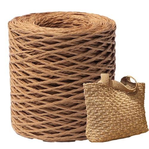 Bast Papier Bänd,150M Raffia Papierband Naturbast, Raffia Paper Schnur, Geschenkband Verpackung Papier Bindfäden für Festival Geschenkverpackung, di y Handwerk Weberei Dekoration von Yaztauho