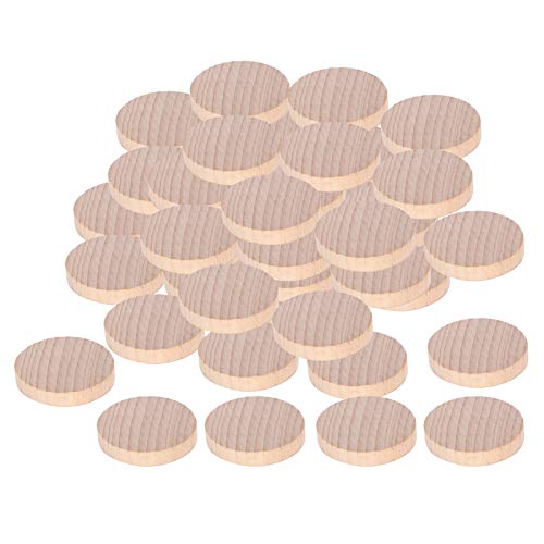 100pcs Leere Holzscheiben für DIY -FTs für Kinderaktivitäten und -projekte (3cm) (4cm) von Yctze