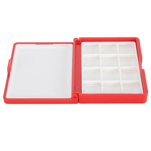 2 -Pack -tragbare Leere Farbbox mit 24 IDs für T -Speicher - Ideal für YLICs, FTS und Einfaches Reisen (Rot 12 Gitter) von Yctze