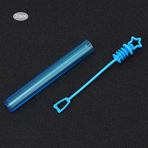 20 Stück Bubble Wa Tube Leere Seifenblasenflaschen W Partydekoration Die Perfekte Seifenblasenflasche für Partydekoration (fünfzackiger Stern blau) von Yctze