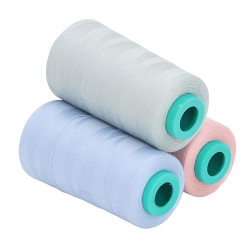 3pcs 3000 Yards Nähgewinde Kit - Premium -Polyester -Gewinde -Set für Hine & Handnähte, Mehrfarbigionen für das Nähen von Projekten von Yctze