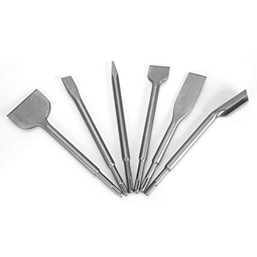 6-teiliges Hammer- und Bohrer-Meißel-Set, Betonwand-Bohrwerkzeug, Meißel-Bit-Set von Yctze