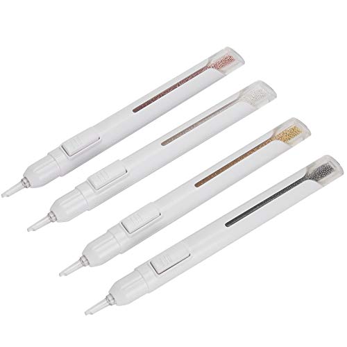 Nageldesign-Werkzeuge, Nagel-Dotting-Werkzeug, DIY-Dekoration, Dotting Pen, 4 Stück, Nail Art Dotting Pen, Nagelmalstift, Nail Art Dotting Tool, Strass-Pickup-Tool, Dotting Pen von Yctze