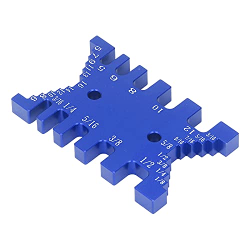 Schwalbenschwanz-Vorrichtungs-Zapfen-Messschieber mit Zwei Zölligen Skalen für Präzises Holzbearbeitungswerkzeug, z (Yctzeiafuoyc8sg-11) von Yctze