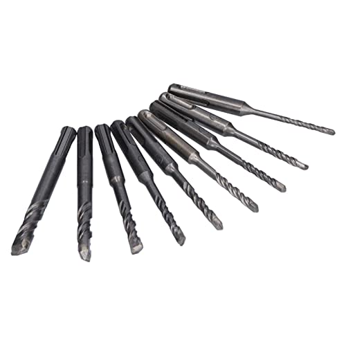 Steinbohrer-Set mit YG8C-Hartmetallspitze für Hammer – Größen 4 Mm Bis 2 Mm in Praktischer Aufbewahrungsbox (160mm) von Yctze