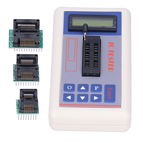 TSH?06F TED-Schaltkreistester, IC-Transistor-Messgerät mit Erweiterten Testmodi und Automatischer Abschaltung für Mikroelektronik-Ingenieure (Mit Klemmen) von Yctze