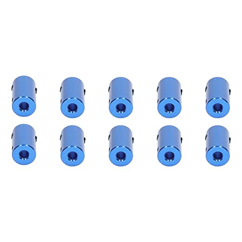 Wellenkupplung, Wellengelenkverbinder, 10 Stück, 14 Mm Durchmesser, 25 Mm Länge mit Fester Verbindung für 3D-Drucker und CNC-Maschinen (BLUE) von Yctze