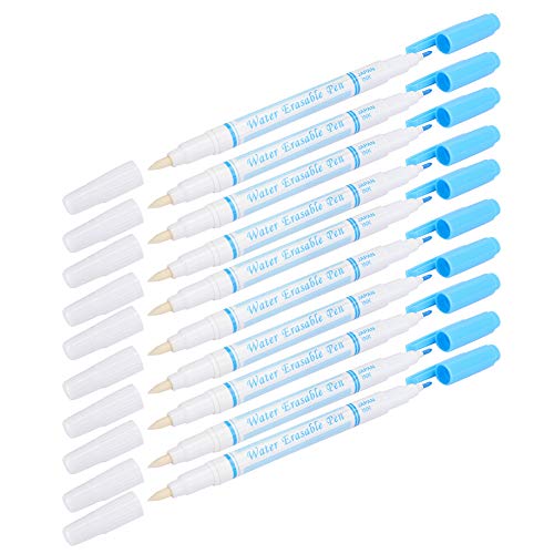 Yctze 10pcs Double Head Lobable Stift Stoff Er Tailo -Werkzeuge in Stilvoller und für Fingprojekte (BLUE) von Yctze