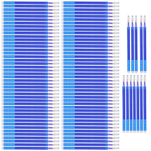 Yctze Ausbleichender Hochtemperatur-Stoffmarkierungsstift Zum Nähen, DIY-Kreuzstich aus Leder, Abbügelbare, Verschwindende Tinte, Ideal für Quilt- und Bastelzubehör (BLUE) von Yctze