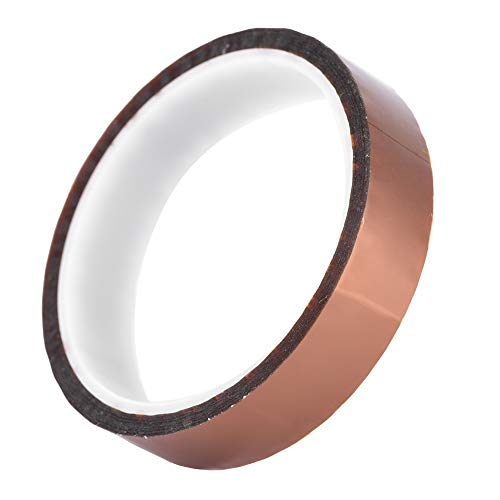 Yctze Hitzebeständiges Klebeband, Hitzebeständiges Klebeband, 33 M X 0,06 Mm, 250–300 ℃, Hochisolierendes, Hitzebeständiges Klebeband (Breite 20 mm) von Yctze