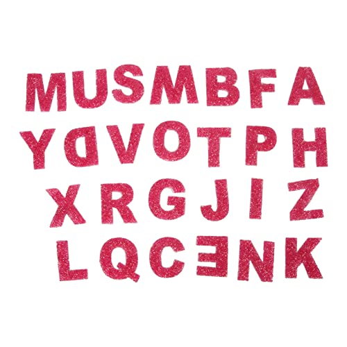 10 Stück Aufnäher Zum Aufbügeln, Einfach zu Verwendende A-Z-Buchstaben-Aufnäher, Strass-Applikationen |Reparatur-Glitzer-Aufnäher mit Doppelseitigem Kleber für Kleidung Hüte von Yechiry